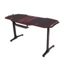 Ver imagem 4 de Mesa Gamer com LED RGB Series T Futura Import 140cm Preto E Vermelho