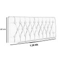 Ver imagem 3 de Painel Cabeceira Dubai para cama box-1,28 Mt-Marsala