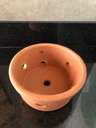 Ver imagem 5 de Vaso Furado de Cerâmica 26cm P/ Pendurar Orquídea Grande