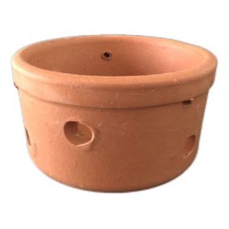 Vaso Furado de Cerâmica 26cm P/ Pendurar Orquídea Grande - 1