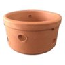 Vaso Furado de Cerâmica 26cm P/ Pendurar Orquídea Grande - 1