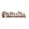 Palavra Decorativa em Mdf Cru- Família - 1