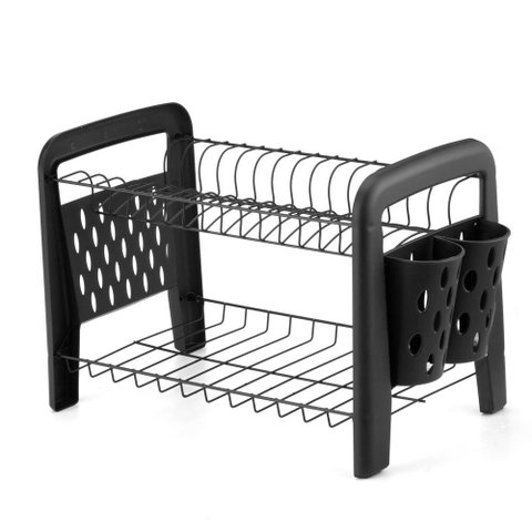 Escorredor Duplo Black Life 12 Pratos 2469 Arthi