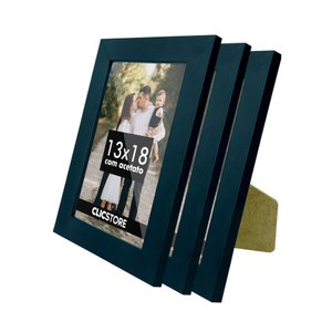 Kit 3 Porta Orta Retrato 13x18 Decorativo Gravata Acetato Fotografico Sala Poster Cor:preto