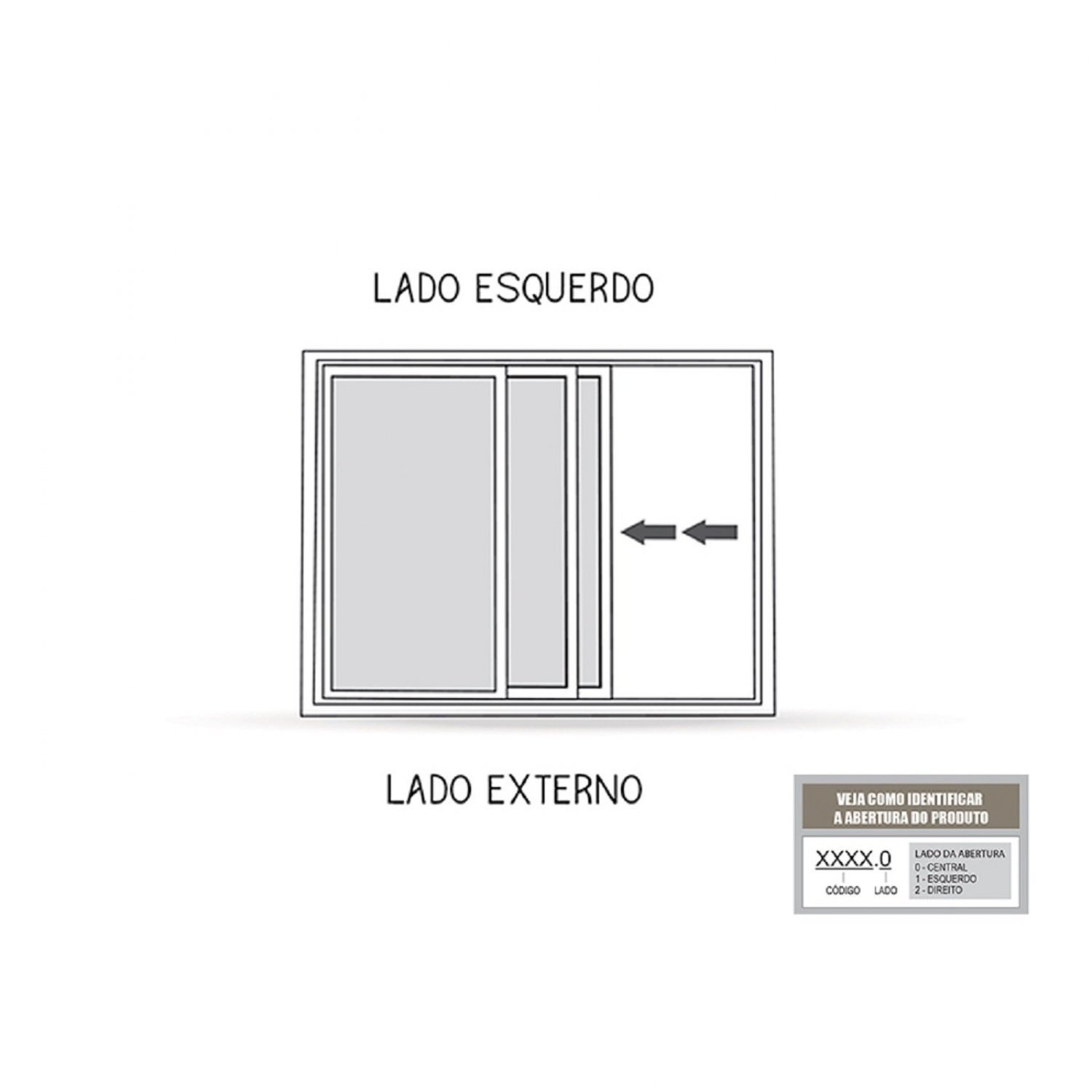 Janela de Alumínio de Correr 100x150cm 3 Folhas Lucasa Alumínios  - 4