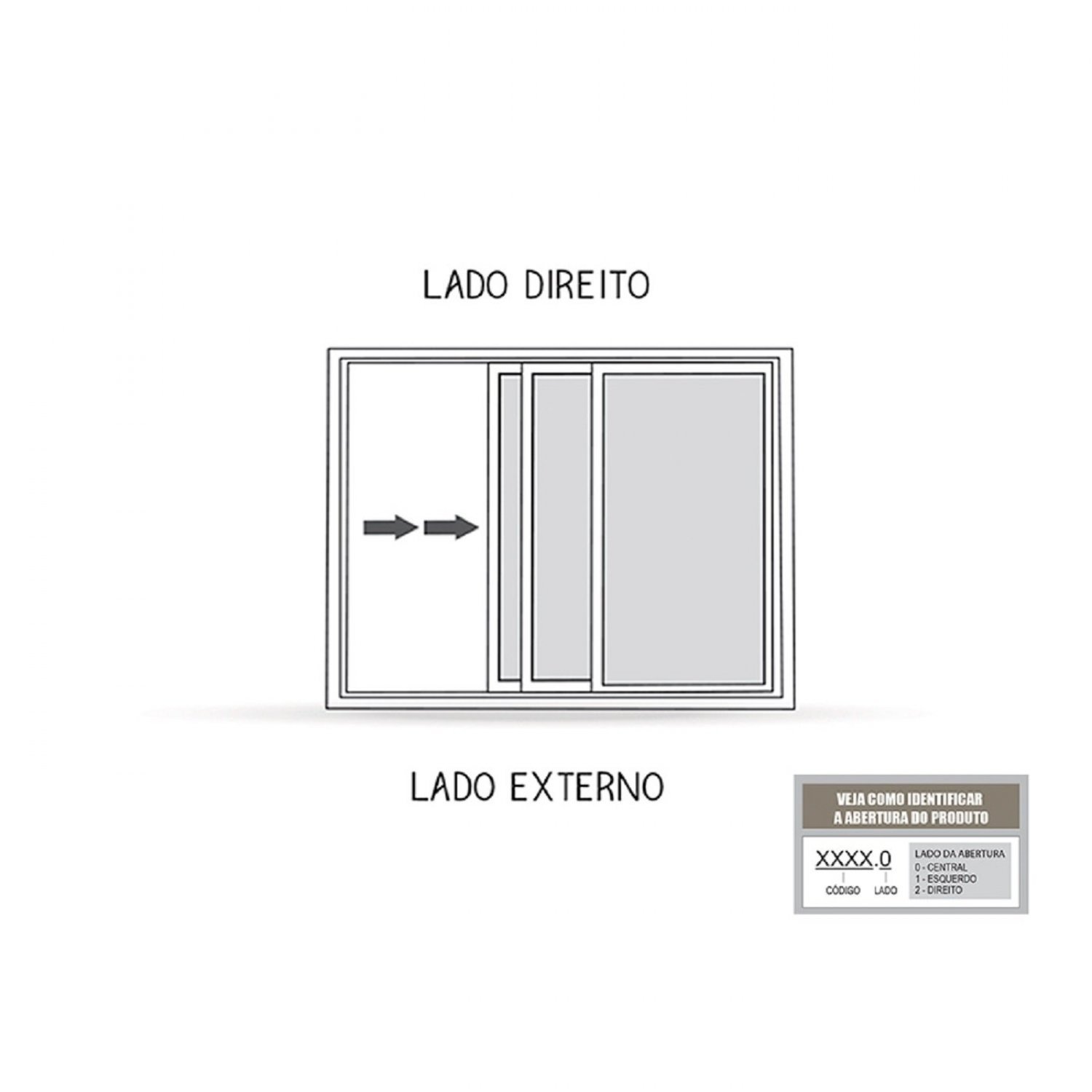 Janela de Alumínio de Correr 100x150cm 3 Folhas Lucasa Alumínios  - 3