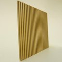 Ver imagem 2 de Painel Decorativo Ripado de Pvc Placa 270cmx15cm Bariri - Tk:cerejeira