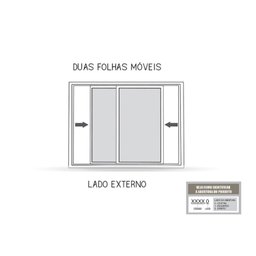 Janela de Alumínio Veneziana 120x150cm com Persiana Black Out Integrada Lucasa Alumínio - 3