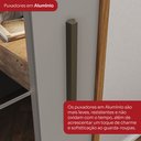 Ver imagem 5 de Roupeiro Casal com Espelho 2 Portas Deslizantes 3 Gavetas Del Mare Espresso Móveis