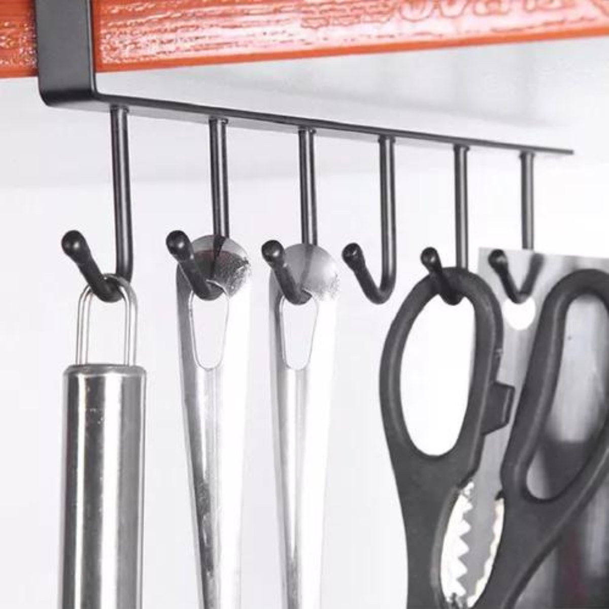 Suporte Gancho Organizador de Armário Casita para 6 Xícaras 2un Cor:preto - 5