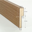 Ver imagem 4 de Acabamento Superior para Lambri e Shiplap Branco 274cm