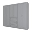 Ver imagem 2 de Guarda Roupa Casal Nova York 6 Portas 4 Gavetas Espresso Móveis