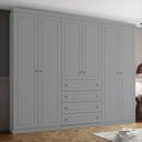 Ver imagem 1 de Guarda Roupa Casal Nova York 6 Portas 4 Gavetas Espresso Móveis