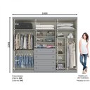 Ver imagem 4 de Guarda Roupa Casal Nova York 6 Portas 4 Gavetas Espresso Móveis