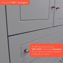 Ver imagem 5 de Guarda-Roupa Casal 6 Portas 4 Gavetas Nova York Espresso Móveis Cinza