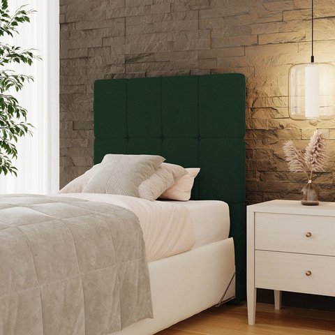 Cabeceira Solteiro 90cm Design Moderno para Quarto Linea