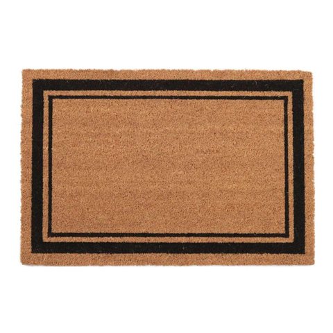 Capacho Antiderrapante Fibra de Coco Moldura 0,50x0,75m Kapazi
