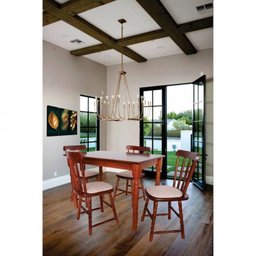 Conjunto Mesa com 4 Cadeiras Madeira Maciça Dalas  - 7