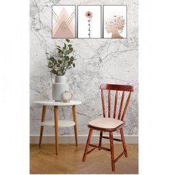 Conjunto Mesa com 4 Cadeiras Madeira Maciça Dalas  - 6