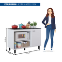 Ver imagem 4 de Balcão para Cooktop 1 Porta 3 Nichos Cook 