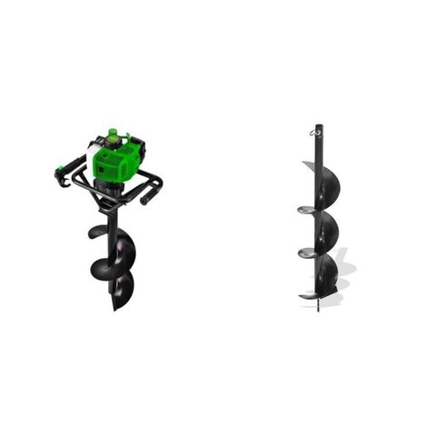 Perfurador de Solo À Gasolina Mps-52 V3 com Broca 8cmx80cm Menegotti