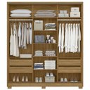 Ver imagem 5 de Guarda Roupa Casal 195cm 3 Portas Darlan Freijó/Off Z17 - Mpozenato