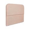 Cabeceira Estofada Casal Alana 140cm Linho Rose - 4