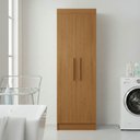 Ver imagem 1 de Multiuso Lavanderia Lirio Mdf 2 Portas e 4 Prateleiras Moderna Mobília