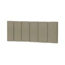 Ver imagem 2 de Cabeceira Cama de Solteiro Box 1,60 X 55 Cm Modelo Dubai Areia
