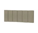 Ver imagem 2 de Cabeceira Cama de Solteiro Box 1,60 X 55 Cm Modelo Dubai Areia