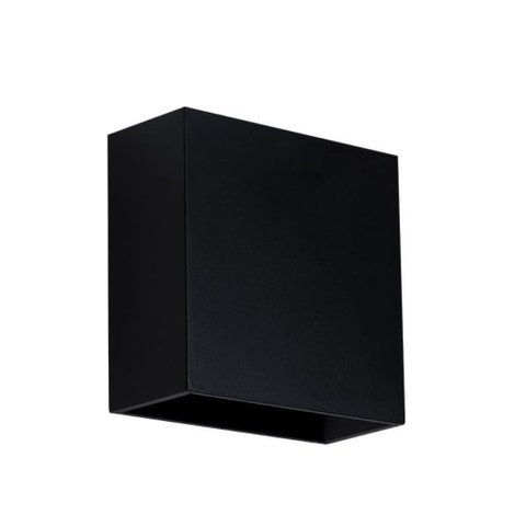 Arandela de Parede Led Dron Quadrado Facho Duplo Ajustável Externo 3000k 4w Bivolt 12x12x5cm Policar