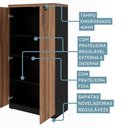 Ver mais imagens de Armário Office Alto Web Office Nogal-preto