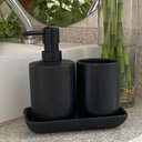 Ver imagem 2 de Kit Banheiro Lavabo Conjunto + Bandeja 3 Peças / Kbb-2007