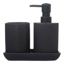 Ver imagem 1 de Kit Banheiro Lavabo Conjunto + Bandeja 3 Peças / Kbb-2007