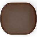 Ver imagem 5 de Kit 2 Puffs Decorativos Orgânico para Living Quarto 70cm Doha W01 Couríssimo Marrom - Lyam Decor