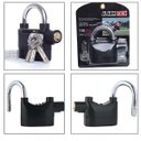 Ver imagem 3 de Cadeado Antifurto com Alarme Sonoro 110db Casa Moto e Bike