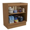 Ver imagem 4 de Armário de Cozinha Balcão 80cm 2 Portas G744 Maxxi Canela Kappesberg - Canela