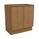 Ver imagem 1 de Armário de Cozinha Balcão 80cm 2 Portas G744 Maxxi Canela Kappesberg - Canela