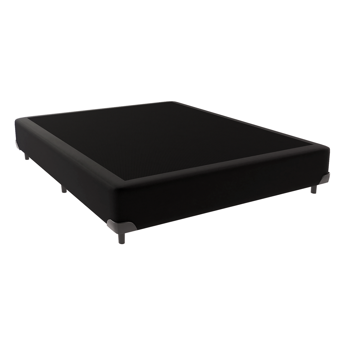 Cama Box Viúvo Suede Preto