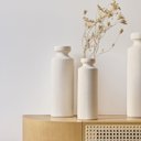 Ver imagem 2 de Vaso Cerâmico Bege 20754 31x10,5 Mart