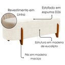 Ver imagem 4 de Puff Recamier Organico Imperial 140 cm Linho Cru Impo
