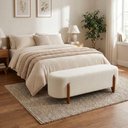 Ver imagem 5 de Puff Recamier Organico Imperial 140 cm Linho Cru Impo
