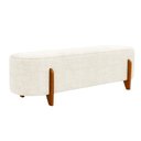 Ver imagem 1 de Puff Recamier Organico Imperial 140 cm Linho Cru Impo