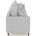 Ver imagem 7 de Sofá 3 Lugares Living 232cm Pé Madeira Zoe Linho Cinza Claro Z08 - Mpozenato