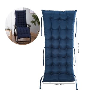 Almofada Futon Vime P/ Cadeira Espreguçadeira de Balanço