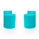 Ver imagem 1 de Kit Puff Banqueta Alto Confortável Reforçado Minimalista Roma Suede
