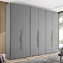 Ver imagem 1 de Guarda Roupa Casal 6 Portas 6 Gavetas Dixon Espresso Móveis