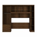 Ver imagem 3 de Guarda-Roupa Casal com Cabeceira 6 Portas 3 Gavetas Top Cancun Yescasa Marrom/Jequitiba