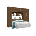 Ver imagem 3 de Guarda Roupa Casal com Cabeceira 6 Portas 3 Gavetas Top Cancun