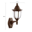 Ver imagem 3 de Conjunto 6 Arandelas de Parede 38cm Marrom Luminária Vintage Decorativa Bivolt Modena Dital